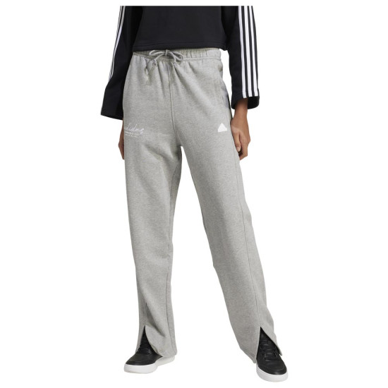 Adidas Γυναικείο παντελόνι φόρμας Signature Graphic Embroidery French Terry Pants